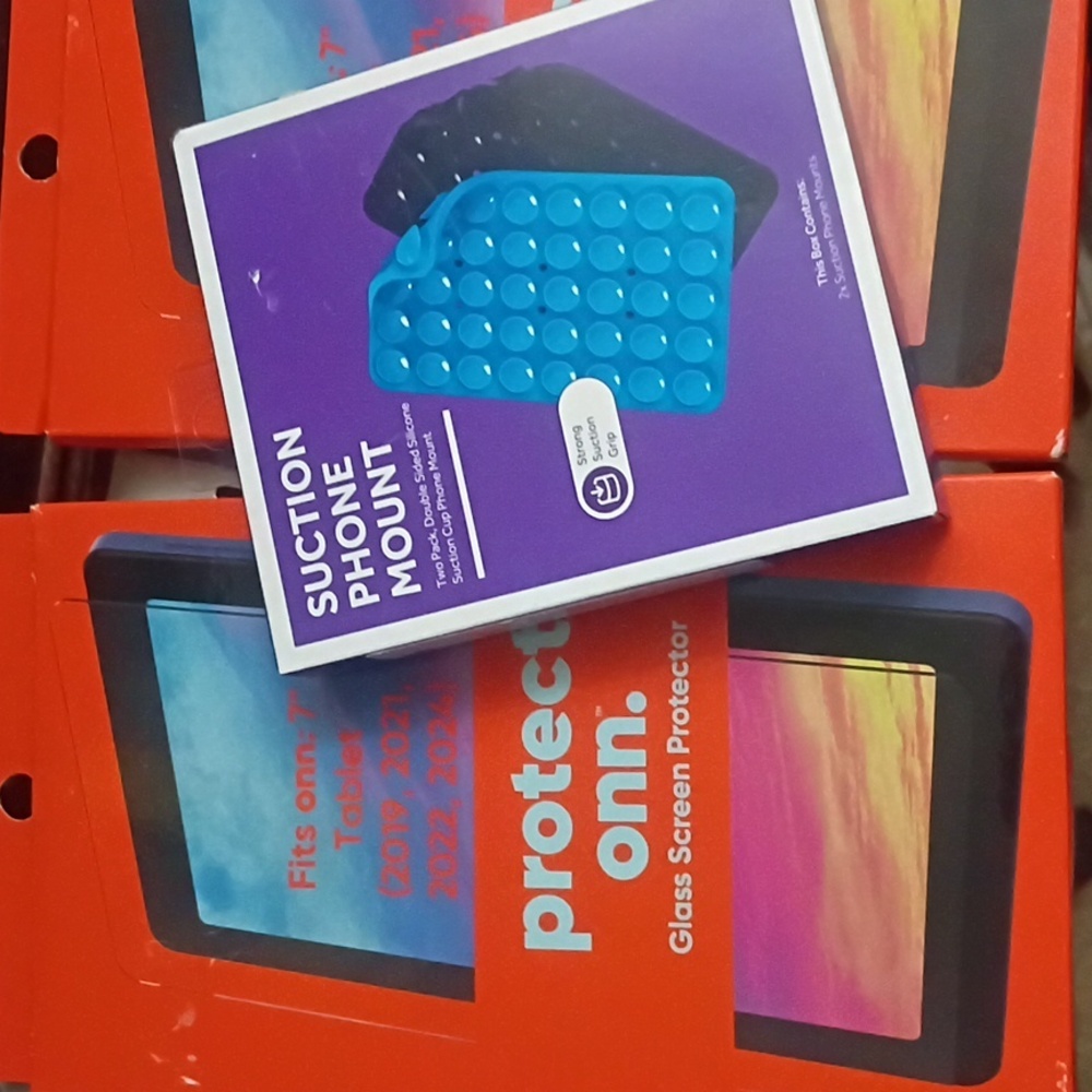 Glass Screen Protector for Onn. 7 Tablet Gen 1 2 3 4 (2019 to 2022) FREE MOUNTS